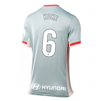 Fotbalové Dres Atletico Madrid Koke #6 Dámské Venkovní 2024-25 Krátký Rukáv Fotbalové Dres Atletico Madrid Koke #6 Dámské Venkovní 2024-25 Krátký Rukáv